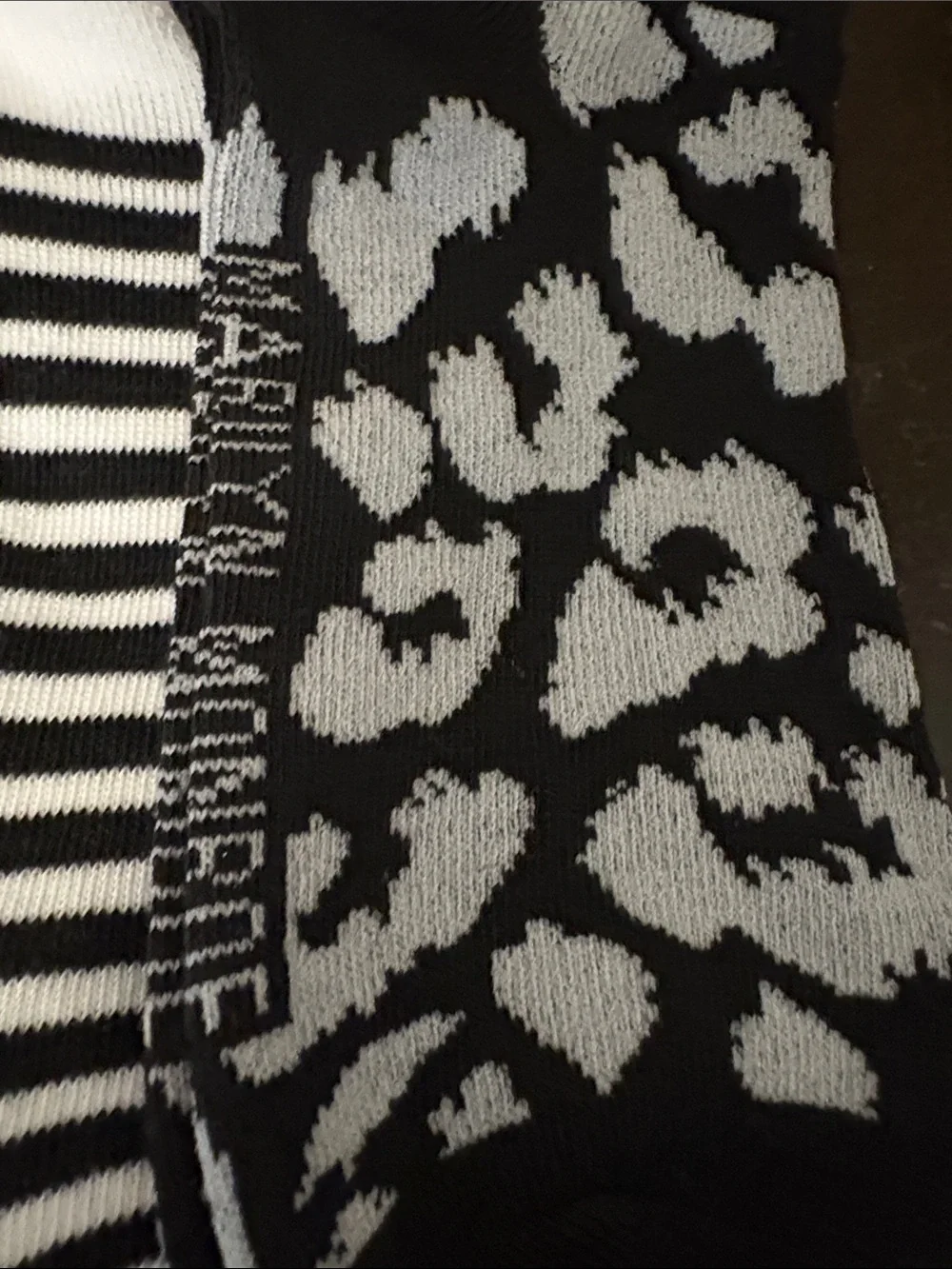 Marilyn Monroe 4 piece No show Socks Women’s Black & White Shoe Size 7-11